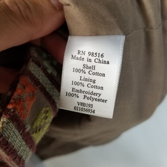 Coldwater Creek Art to Wear Embroidered Jacket 8P - Picture 9 of 10
